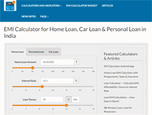 Tablet Screenshot of emicalculator.net